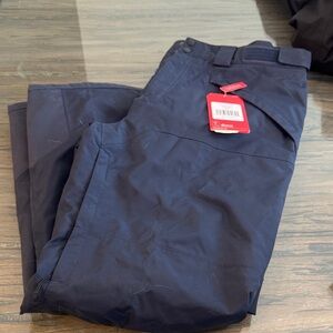 Men's black snowpants - north face  new w tags